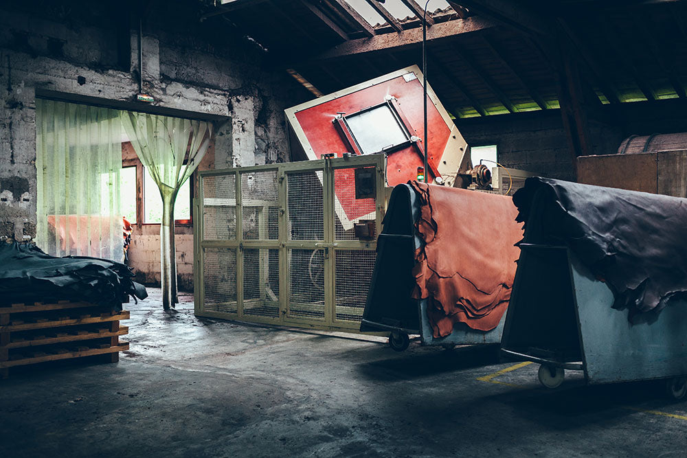 Image des ateliers de la tannerie Remy Carriat