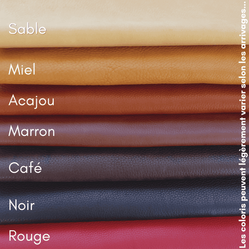 couleurs cuir chrome aniline pleine fleur